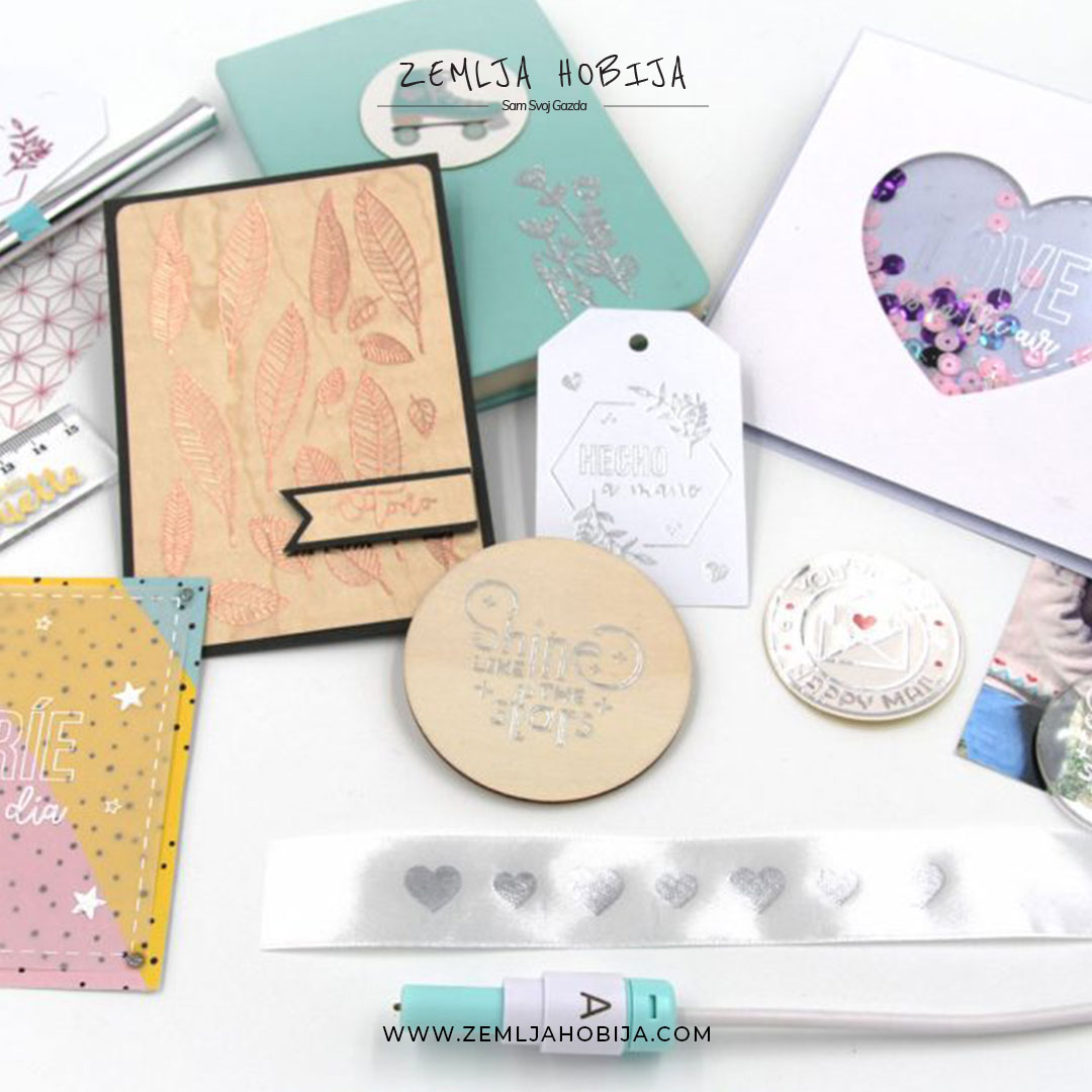 Materijali na kojima Foil Quill može da se koristi